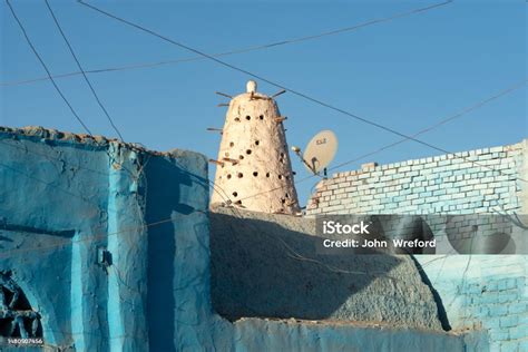 Traditional Adobe Style Architecture Of Nubian Culture In Egypt Stock ...