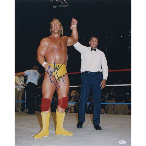 Hulk Hogan Signed Wwe X Photo Jsa Coa Pristine Auction