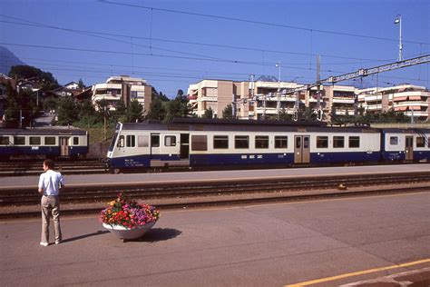 BLS NPZ Im Originalanstrich RBDe4 4 723 In Spiez Noch Mit Der Alten