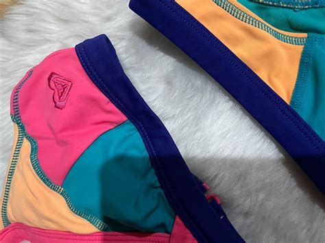 Roxy Two Piece Bikini Swimsuit Women S Fashion Swimwear Bikinis