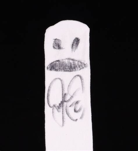 Mick Foley Signed WWE Mr. Socko Sock with Hand-Drawn Sketch (Playball Ink) | Pristine Auction