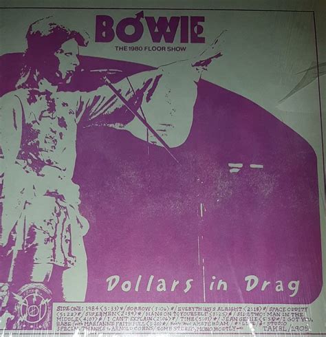 David Bowie The 1980 Floor Show Dollars In Drag Album Catawiki