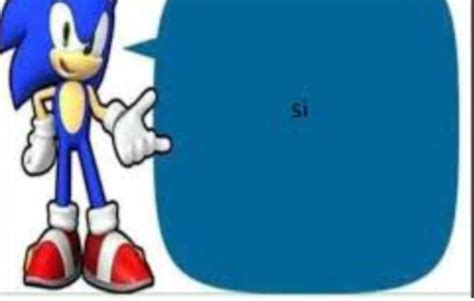 Sonic Si Blank Template Imgflip