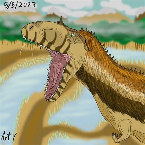 Carcharodontosaurus The Shark Tooth By Artzillasaurus2 On Deviantart