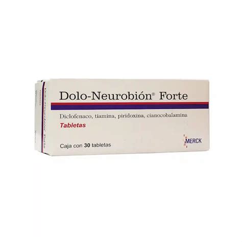 Dolo Neurobión Forte 30 Tabletas 50 Mg 50 Mg 50 Mg 1 Mg Desde 849 00