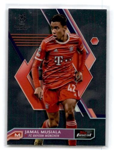 Topps Finest Uefa Jamal Musiala Bayern Munchen Ebay