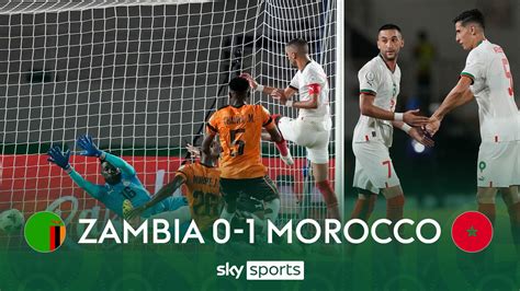 Zambia 0-1 Morocco | AFCON highlights | Football News | Sky Sports