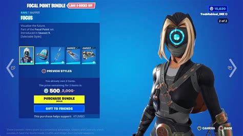 NEW 500 VBUCKS FOCUS BUNDLE April 5th 2023 Fortnite Item Shop