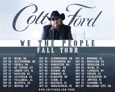 Colt Ford Fall Tour Dates! - Average Joes Entertainment