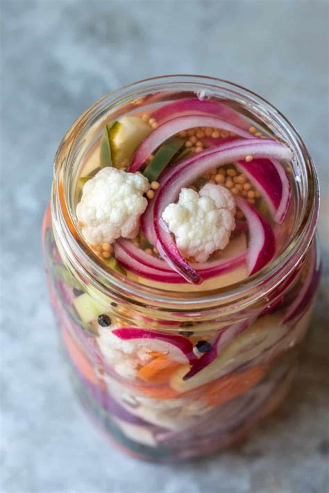 Quick Pickled Vegetables