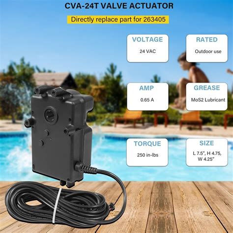 263045 CVA 24T Valve Actuator 24V For Pentair Compool Jandy Zodiac