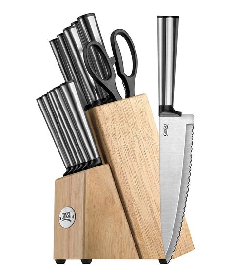 Loving this Ginsu Ginsu Koden Series 14-Piece Knife Set on #zulily! #zulilyfinds Knife Block Set ...