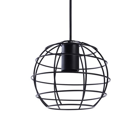 Nuolux Vintage Pendant Light Lantern Iron Single Head Hanging Ceiling