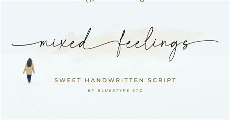 Mixed Feelings A Connected Script Fonts Envato Elements