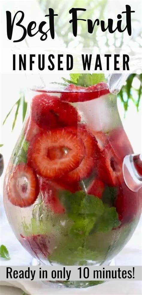 Best Fruit Infused Water Recipes Receta Cheers