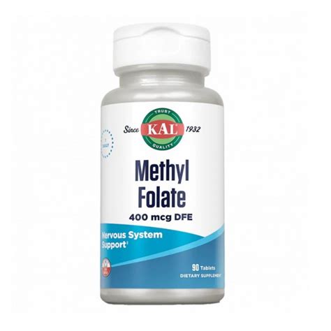Купити метилфолат KAL Methyl Folate 400mcg - 90 tabs в ⛺ Terra ...