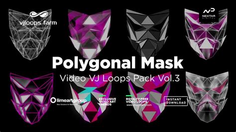 Polygonal Mask Video Vj Loops Pack Vol Vj Loops Farm