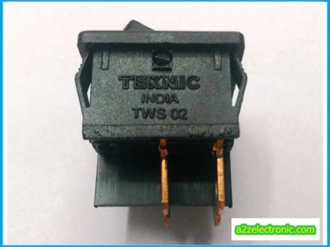 6a 250vac Dpst Black Non Illuminated 4pin Twsn02 Rocker Switches