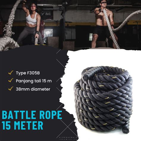 Jual Battle Rope Meter Tali Fitness Battling Tambang Meter Gym