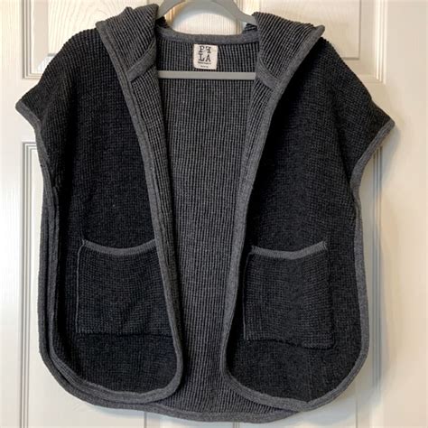 PPLA Jackets Coats Peoples Project La Two Tone Gray Vest Poshmark