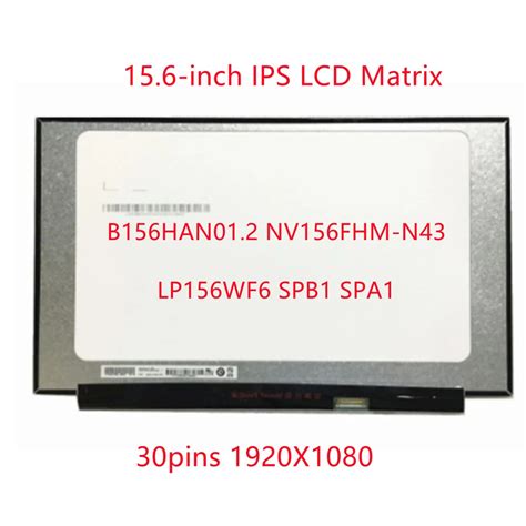 Original Inch Laptop Lcd Screen Ips Lcd Matrix B Han