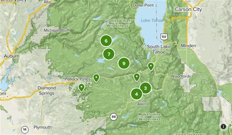 Kyburz Pollock Pines Area List Alltrails