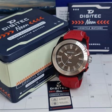 Jual Jam Tangan Pria Digitec Neon Merah Original Dg Di Lapak