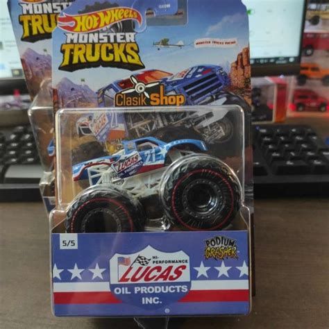 Promo HOT WHEELS MONSTER TRUCKS LUCAS OIL HOTWHEELS OFFROAD NEW ARRIVAL LUTOFIA Diskon Di