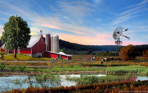 Country Farm Scene Wallpapers Top Free Country Farm Scene Backgrounds