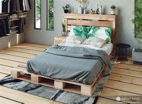 The Twin Pallet Bed Wooden Pallet Beds Wood Pallet Bed Frame Pallet