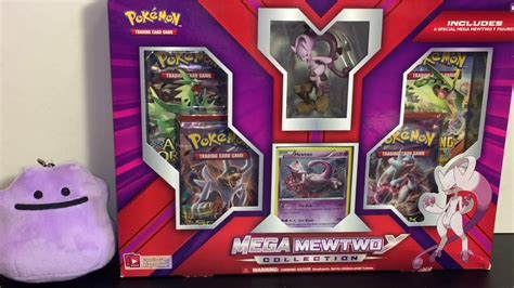 Pokemon Tcg Mega Mewtwo Y Figure Collection Box Booster Packs Opening