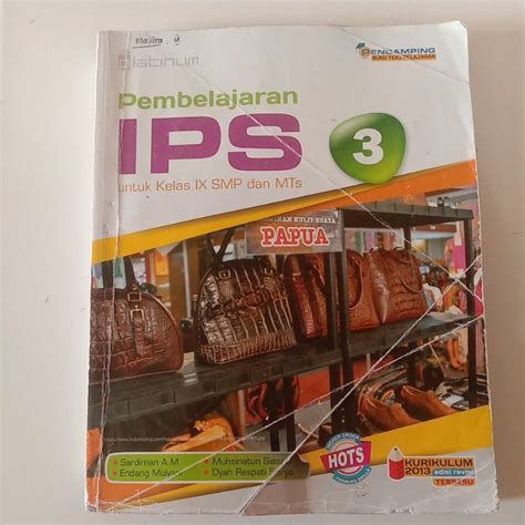 Jual Pembelajaran Ips Untuk Smp Kelas 9ix K 13 Edisi Revisi Platinum