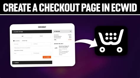 How To Create A Checkout Page In Ecwid 2024 Full Tutorial YouTube