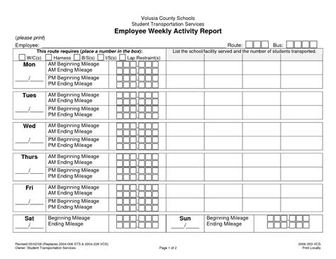 029 Weekly Activities Report Template 669195 Fantastic Ideas With Weekly Activity Report