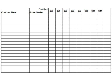 Blank Fundraiser Order Form Template 3 PROFESSIONAL TEMPLATES