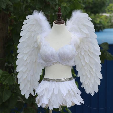 Real Feather Wings white Wings Angel Feather Wings White | Etsy