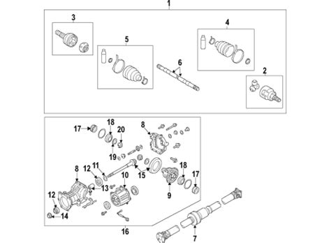 Rear Axle Shafts Differential 2021 Nissan Rogue Sport