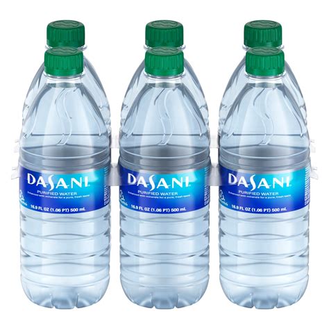 Dasani Purified Water Bottles 16 9 Fl Oz 6 Pack 6 Ct 16 9 Fl Oz Shipt