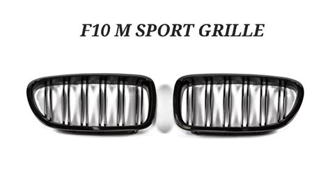 Bmw 5 Series F10 M Sport Grille In Gloss Black