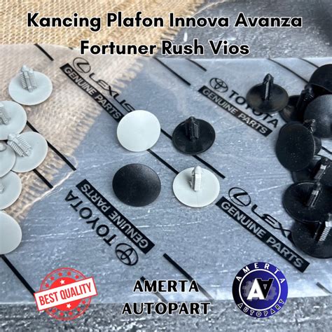 Jual Kancing Plafon Innova Avanza Fortuner Rush Vios HARGA SATUAN