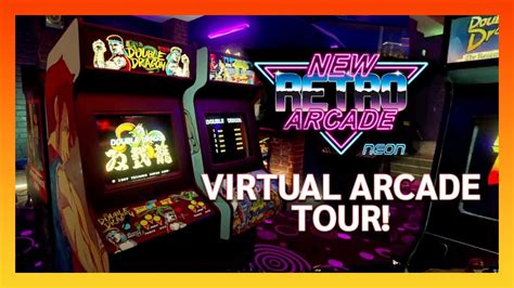 🕹 Megacade Virtual Arcade Tour New Retro Arcade Neon Youtube