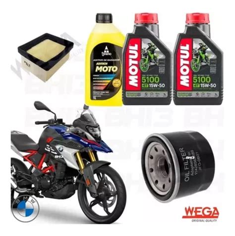 Motul 15w50 Kit Troca Óleo Ar Bmw G 310 Gs Tirreno Jfo0b01