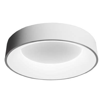 LUZ DESING Plafon Led Nbagel Blanco 40w Dimerizable Moderno Vk