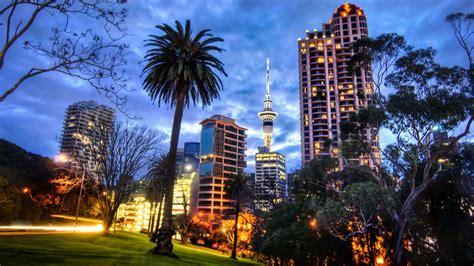 Trey Ratcliff, photography, 4K, New Zealand, cityscape, building, park ...