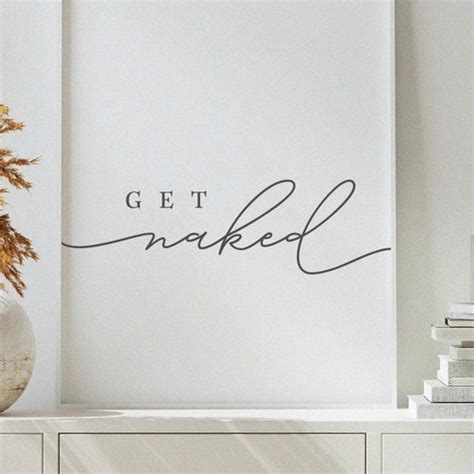 Printable Funny Bathroom Signs Get Naked Print Printable Etsy