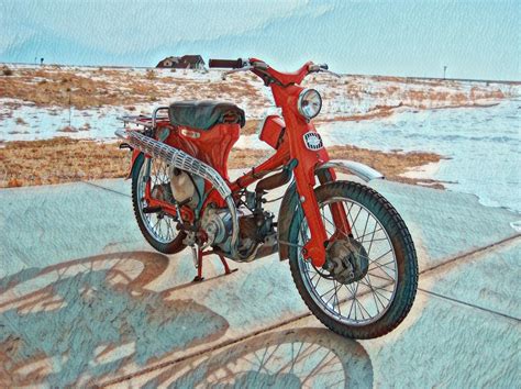 1963 Honda C105t Trail 55 Honda Cub Vintage Motorcycle Photos Honda