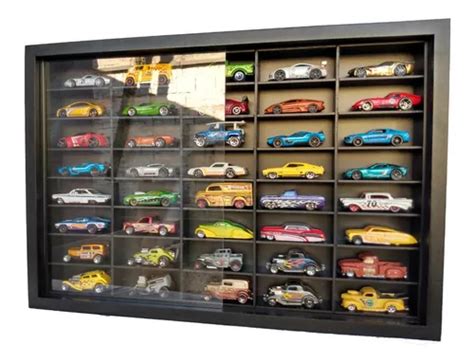 Expositor Preto Nichos Compatível C Hot Wheels Cod Parcelamento sem juros