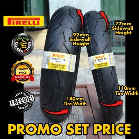 Pirelli Tire Diablo Rosso Scooter Sc Promo Set Price By 14 Discounted