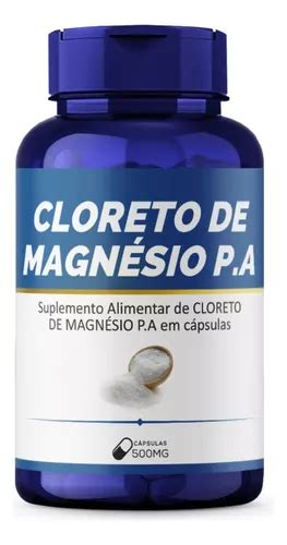 Cloreto De Magnésio 120 Cápsulas 250mg Biovittas Sabor Sem Sabor