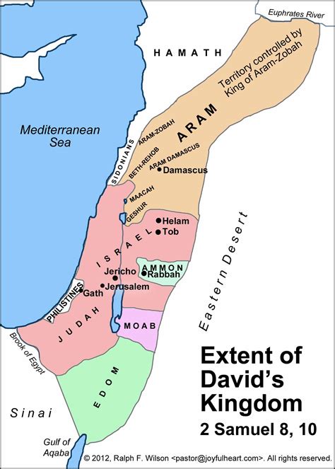 Life Of David Maps And Graphics